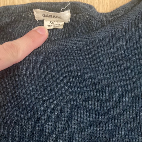 Garage Blue Long Sleeve Tee - Picture 3 of 3